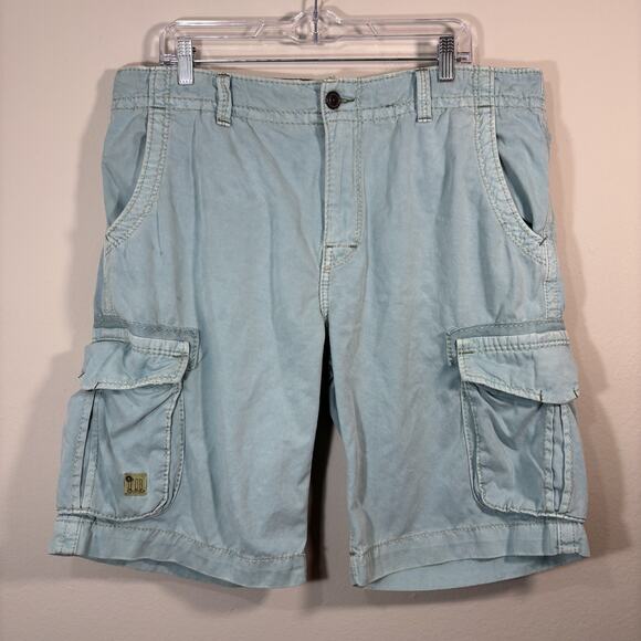 True Religion Expedition 36 Big T Cargo Shorts Multiple Pocket Y2K Skater Street - Picture 1 of 14